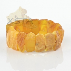 Natural Baltic amber raw beads bracelet